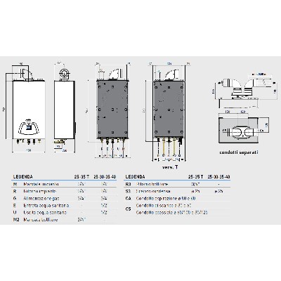 CALDAIA EDEA HM 35 A METANO