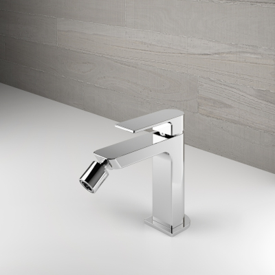 MISCELATORE BIDET 145 MM CON SALTARELLO - SERIE TEO CROMO