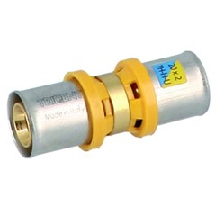 RACCORDO MULTISTRATO DIRITTO DOPPIO TRIDENT Ø 16X16 MM