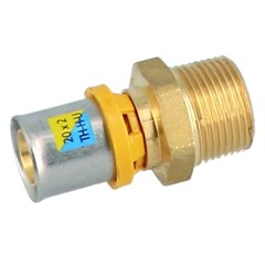 RACCORDO MULTISTRATO DIRITTO MASCHIO TRIDENT Ø 1/2