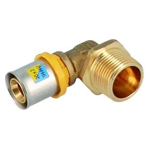GOMITO 90° FILETTATO M MULTISTRATO TRIDENT Ø 1/2