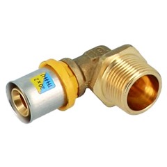 GOMITO 90° FILETTATO M MULTISTRATO TRIDENT Ø 1/2