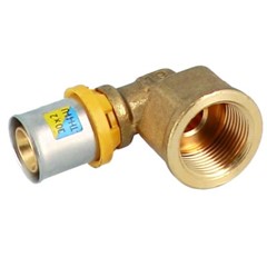 GOMITO 90° FILETTATO F MULTISTRATO TRIDENT Ø 1/2