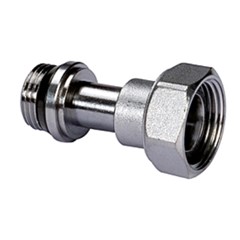 BOCCHETTONE TELESCOPICO CROMATO Ø 3/8