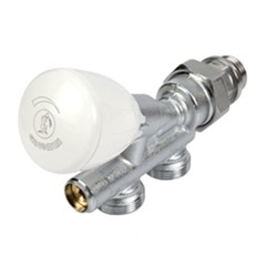 VALVOLA MONOTUBO TERMOSTATIZZABILE MICROMETRICA Ø 1/2