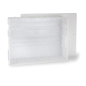 CASSETTA PLASTICA PER COLLETTORE 37X30X9 CM