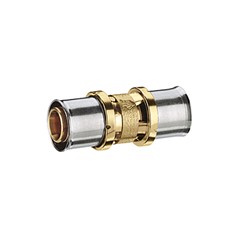 RACCORDO DRITTO A PRESSARE 17X17/2