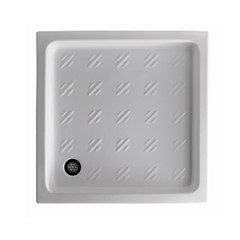 PIATTO DOCCIA 80X80 CM H=10 CM - ALBATRO BIANCO