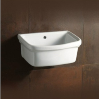 BUTTATOIO IN CERAMICA 420X380 CM BIANCO
