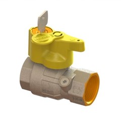 VALVOLA SFERA GAS CON TAPPO 