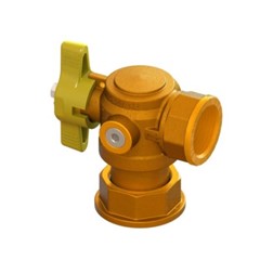 VALVOLA SQUADRA PER GAS Ø 3/4