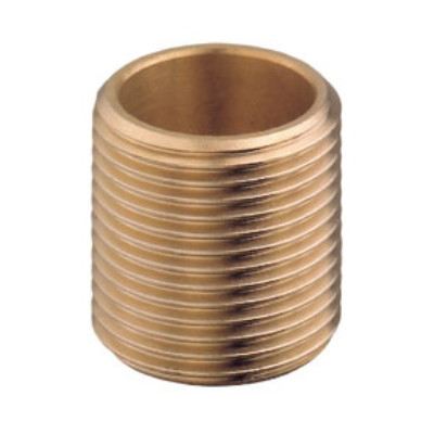 NIPLES SEMPLICE IN OTTONE GIALLO Ø 3/8