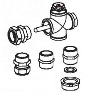 KIT COLLEGAMENTO 1 COLLETTORE PIANO CP4