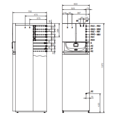 CALDAIA HERCULES SOLAR 200 CONDENS A METANO