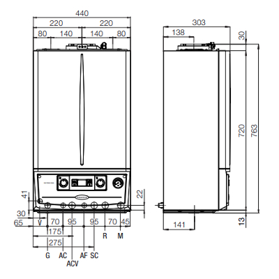 CALDAIA VICTRIX EXA 24 A GPL
