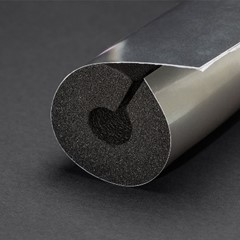 ISOLANTE AL CLAD RIVESTITO ALLUMINIO Ø 19X22 MM