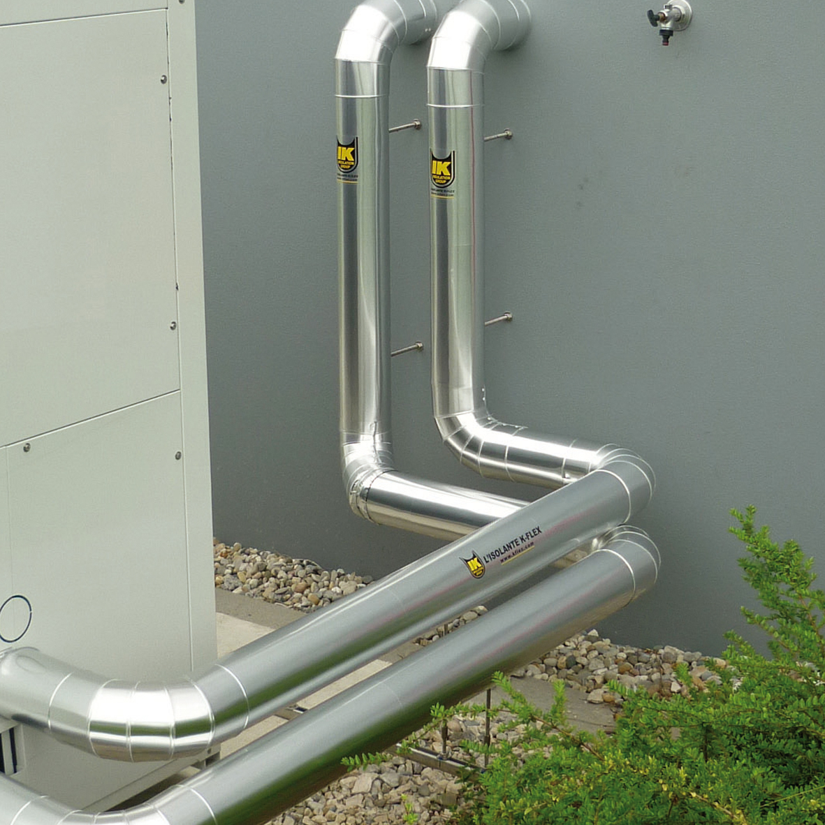 ISOLANTE AL CLAD RIVESTITO ALLUMINIO Ø 19X89 MM