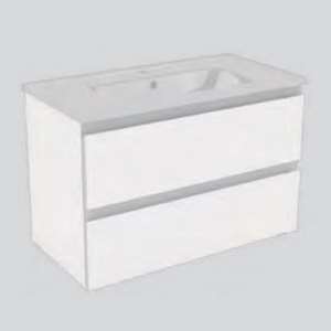 MOBILE ALLEGRA BIANCO 60X40 CM 2 CASS. LAVABO CERAMICA