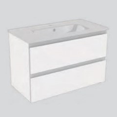 MOBILE ALLEGRA BIANCO 60X40 CM 2 CASS. LAVABO CERAMICA