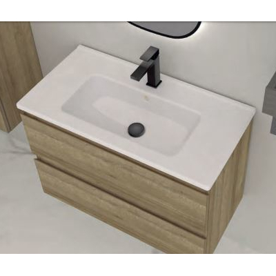 MOBILE ALLEGRA ROVERE 60X40 CM 2 CASS. LAVABO CERAMICA