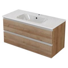 MOBILE NOBU ROVERE 80X46 CM 2 CASS. LAVABO CERAMICA