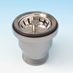PILETTA MINI BASKET PER LAVELLI INOX FORO Ø 60 MM