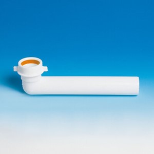 PROLUNGA CURVA JOLLY BIANCA Ø 40X230 MM (1.1/2