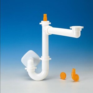 SIFONE SPAZIO 1 PER LAVELLO CON SCARICO Ø 40 MM BIANCO