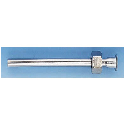 TUBETTO SOTTOLAVABO RAME CROMATO CON FLANGIA Ø 10X1/2