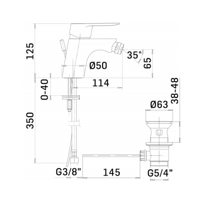 MISCELATORE LAVABO - 4781 4VIP