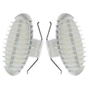 COPPIA BORCHIE TONDE CON MOLLA IN ABS Ø 190 MM