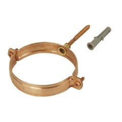 FERMATUBO A VITE CON TASSELLO PLUVIALE IN RAME Ø 60 MM