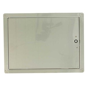 SPORTELLO X CONTATORE ACQUA IN ACCIAIO INOX 220X300 MM