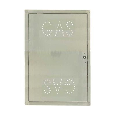 SPORTELLO X CONTATORE GAS IN ACCIAIO INOX 600X400 MM