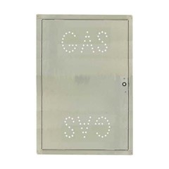 SPORTELLO X CONTATORE GAS IN ACCIAIO INOX 500X300 MM