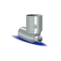 NICOLL CURVA CORTA Ø 100/40 MM C1