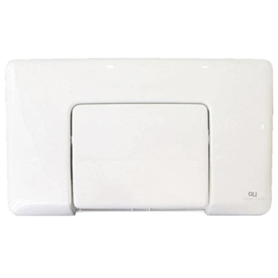 PLACCA MONOTASTO PER CASSETTE DIAMANTE BIANCA