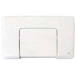 PLACCA MONOTASTO PER CASSETTE DIAMANTE BIANCA