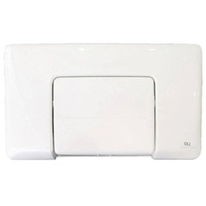 PLACCA MONOTASTO PER CASSETTE DIAMANTE BIANCA