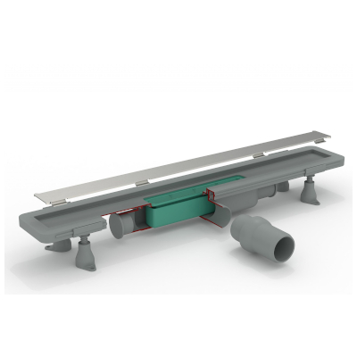 CANALINA INOX 800X60 MM RENOVA UNSEEN