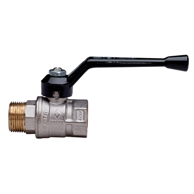 VALVOLA SFERA 1501 CON LEVA M/F Ø 2