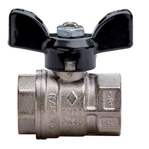 VALVOLA SFERA 1520 CON FARFALLA F/F Ø 1/2