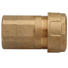 RACCORDO OTTONE PER TUBO DI FERRO - Ø 1/2