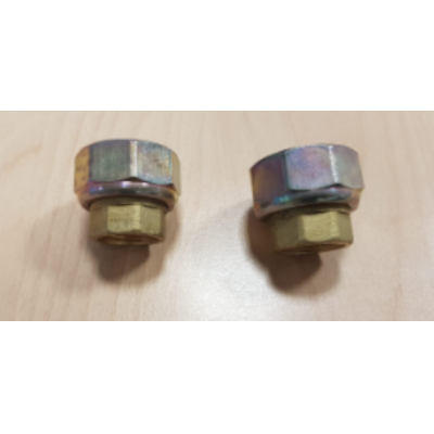 COPPIA BOCCHETTONI PER POMPE Ø 1