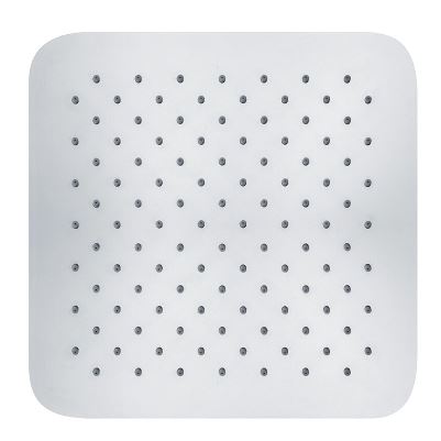 SOFFIONE CROMATO Ø 200X200 MM GETTO A PIOGGIA SISTEMA ANT
