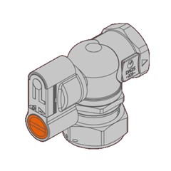 VALVOLA SQUADRA GAS Ø 1
