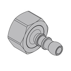RACCORDO PORTAGOMMA GAS GPL Ø 1/2