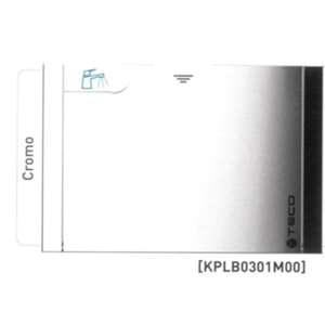 PLACCA DI COPERTURA 135X90MM PER K4.0/K4.1 CROMO