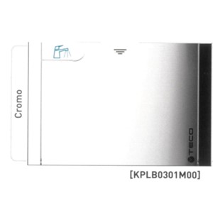 PLACCA DI COPERTURA 135X90MM PER K4.0/K4.1 CROMO