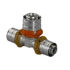 TE UNIPIPE RIDOTTO Ø 40X32X40 MM